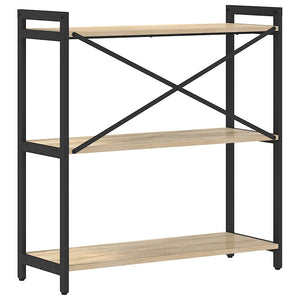 Bücherregal Sonoma Eiche 80 cm
