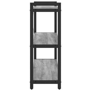 Bücherregal Grau Sonoma 80cm