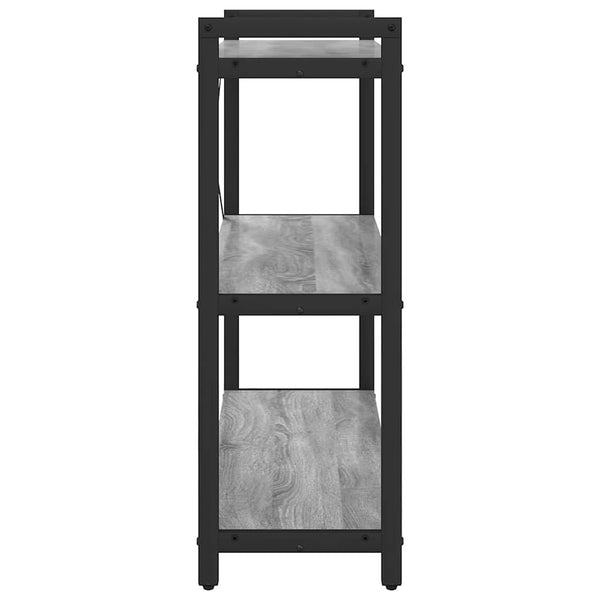 Bücherregal Grau Sonoma 80cm