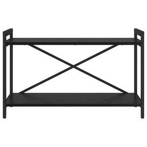 Bücherregal Schwarz Eichenoptik 80 cm