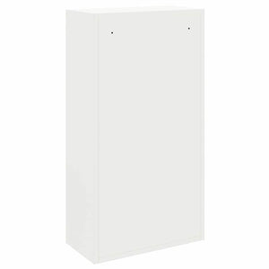 Paketbox mit Tür, Weiß, 44x22x82cm