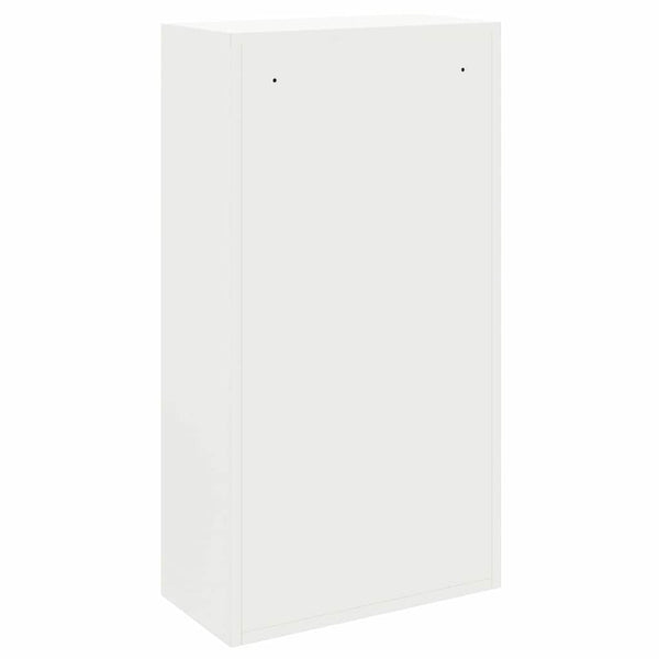 Paketbox mit Tür, Weiß, 44x22x82cm