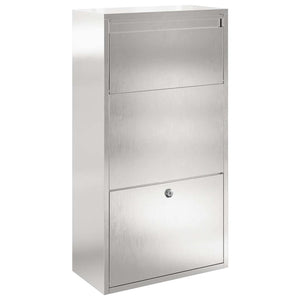 Paketbox mit Speicher Silber Edelstahl