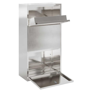 Paketbox mit Speicher Silber Edelstahl