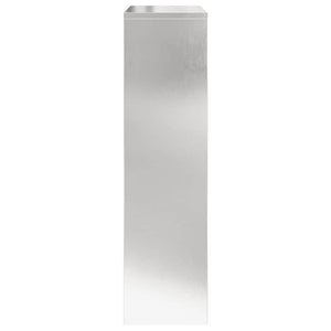 Paketbox mit Speicher Silber Edelstahl