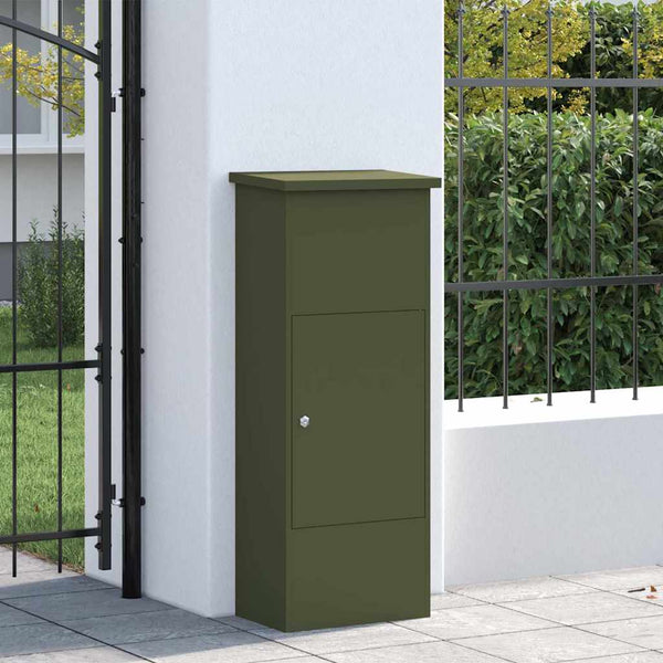 Paketbox mit Stauraum Olivgrün