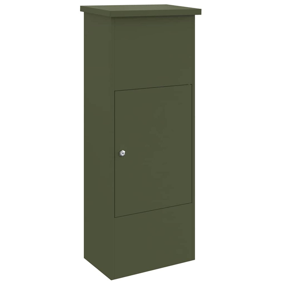 Paketbox mit Stauraum Olivgrün