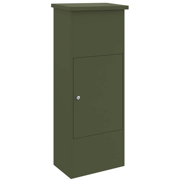 Paketbox mit Stauraum Olivgrün