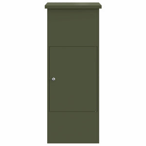 Paketbox mit Stauraum Olivgrün