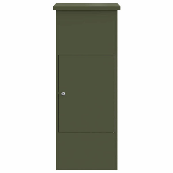 Paketbox mit Stauraum Olivgrün