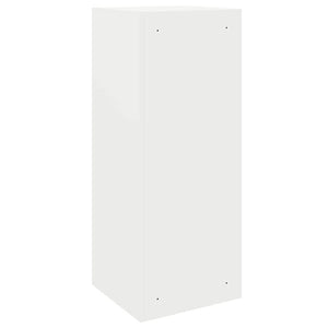 Paketbox mit Speicher Weiß Stahl 41x38x103cm