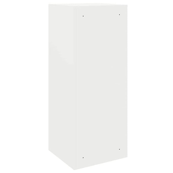 Paketbox mit Speicher Weiß Stahl 41x38x103cm