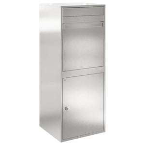 Paketbox mit Speicher, Silber, 47,5x38x59 cm