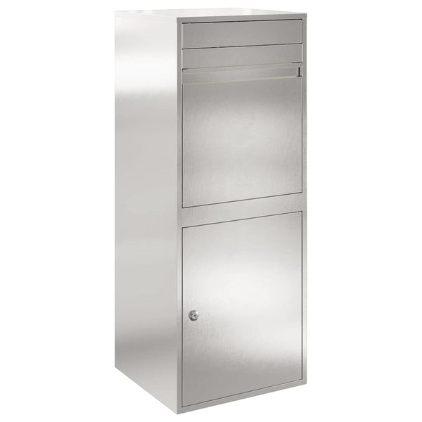 Paketbox mit Speicher, Silber, 47,5x38x59 cm