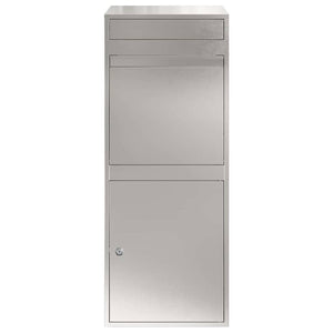 Paketbox mit Speicher, Silber, 47,5x38x59 cm