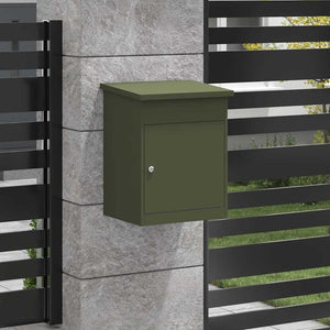 Paketbox Olivgrün mit Schloss