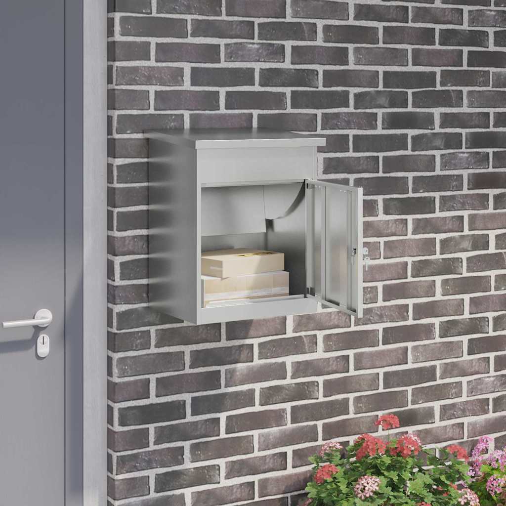 Paketbox Schwarz Verzinkt 47,5x38x59cm