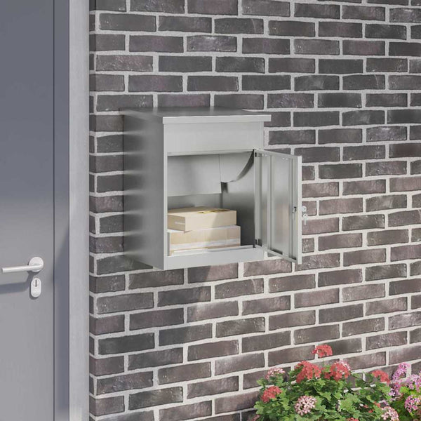 Paketbox Schwarz Verzinkt 47,5x38x59cm