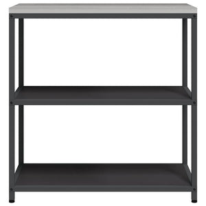 Küchenaufbewahrung mit Regal, Schwarz, 90cm