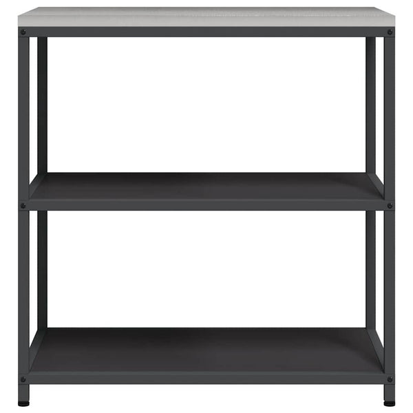 Küchenaufbewahrung mit Regal, Schwarz, 90cm