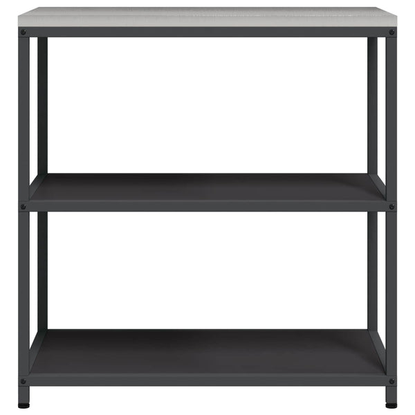 Küchenaufbewahrung mit Regal, Schwarz, 90cm