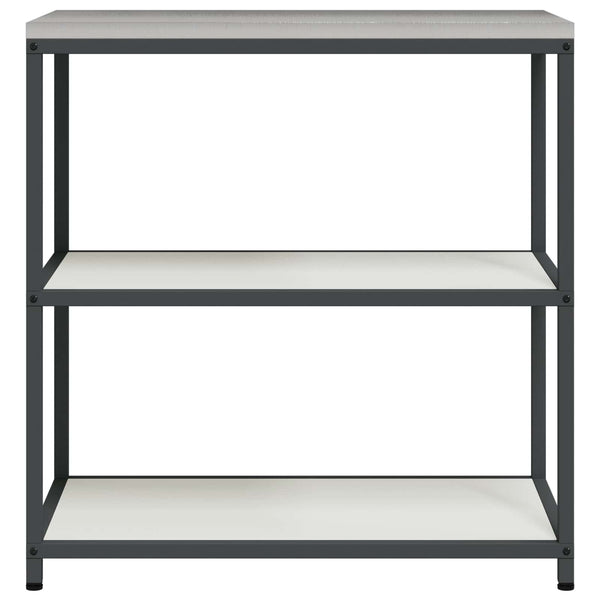 Küchenaufbewahrung Regal Weiß 90x50x92cm