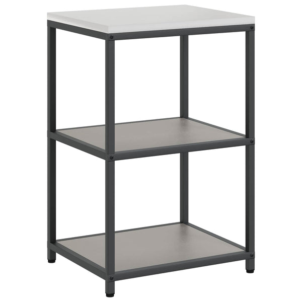 Küchenregal mit Regal Rostig 60x50x92 cm Stahl
