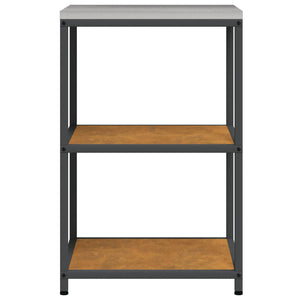 Küchenregal mit Regal Rostig 60x50x92 cm Stahl