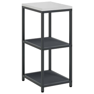 Küchenaufbewahrung Regal Anthrazit Stahl 40x50x92cm