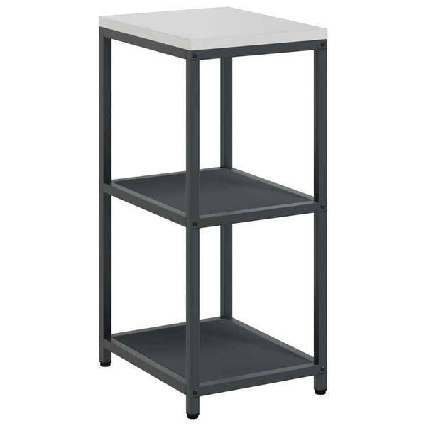 Küchenaufbewahrung Regal Anthrazit Stahl 40x50x92cm