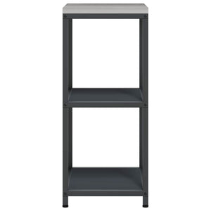 Küchenaufbewahrung Regal Anthrazit Stahl 40x50x92cm