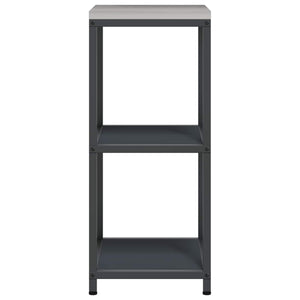 Küchenaufbewahrung Regal Anthrazit Stahl 40x50x92cm
