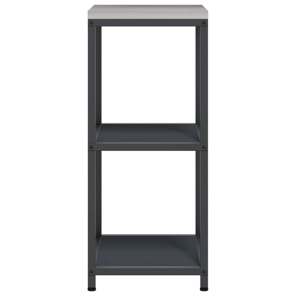 Küchenaufbewahrung Regal Anthrazit Stahl 40x50x92cm