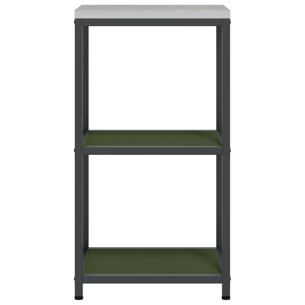 Küchenaufbewahrung Olive Grün mit Regal