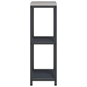 Küchenaufbewahrung Regal Anthrazit 30x50x92cm Stahl