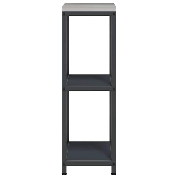 Küchenaufbewahrung Regal Anthrazit 30x50x92cm Stahl