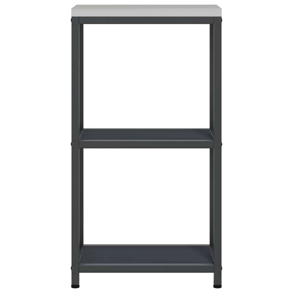 Küchenaufbewahrung Regal Anthrazit 30x50x92cm Stahl
