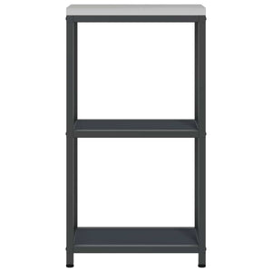 Küchenaufbewahrung Regal Anthrazit 30x50x92cm Stahl
