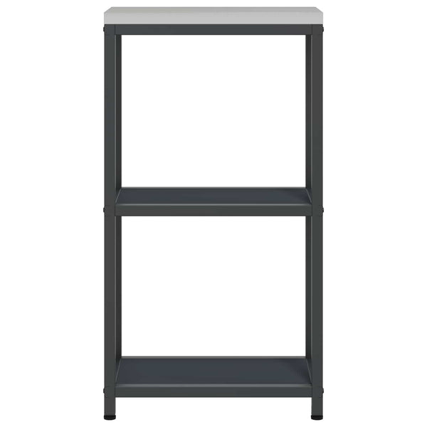 Küchenaufbewahrung Regal Anthrazit 30x50x92cm Stahl