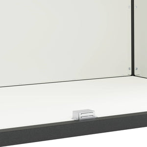 Küchenschrank mit Regal, Weiß, 90x50x92 cm