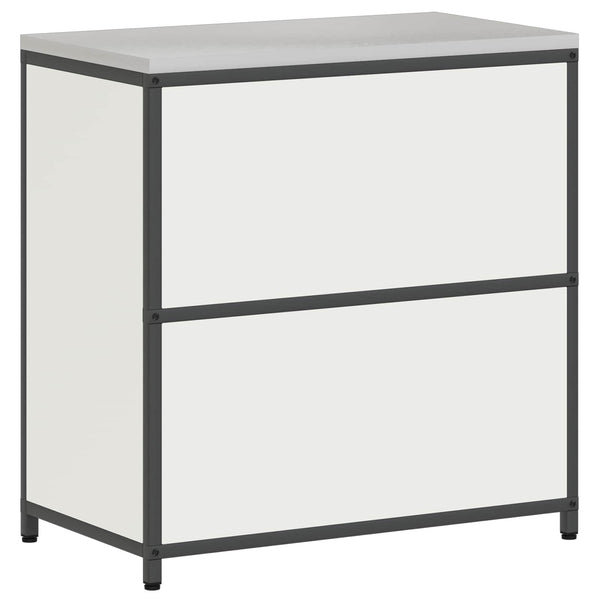 Küchenschrank mit Regal, Weiß, 90x50x92 cm