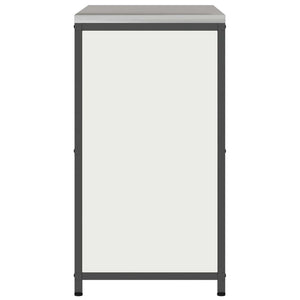 Küchenschrank mit Regal, Weiß, 90x50x92 cm