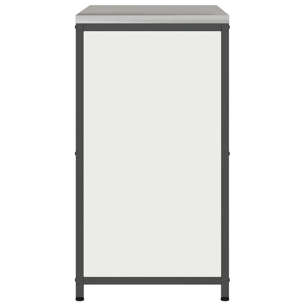 Küchenschrank mit Regal, Weiß, 90x50x92 cm
