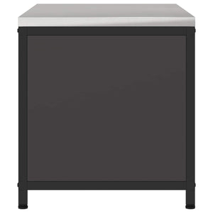 Küchenregal mit Stauraum Schwarz 90x50x53cm