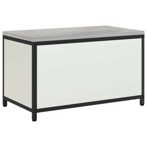 Küchenschrank mit Regal, Weiß, 90x50x53 cm