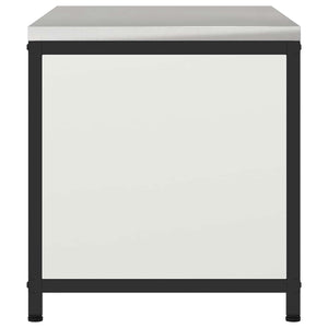 Küchenschrank mit Regal, Weiß, 90x50x53 cm