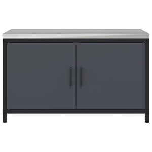 Küchenaufbewahrung mit Regal Anthrazit 90x50x53 cm