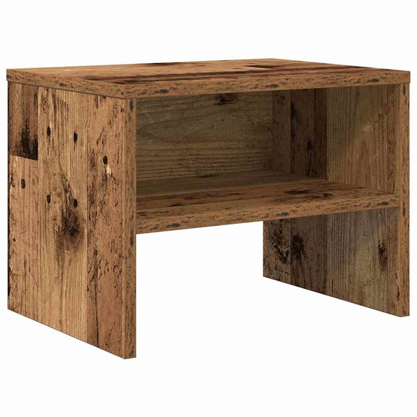 Nachttisch Altholz 40x40