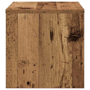 Nachttisch Altholz 40x40