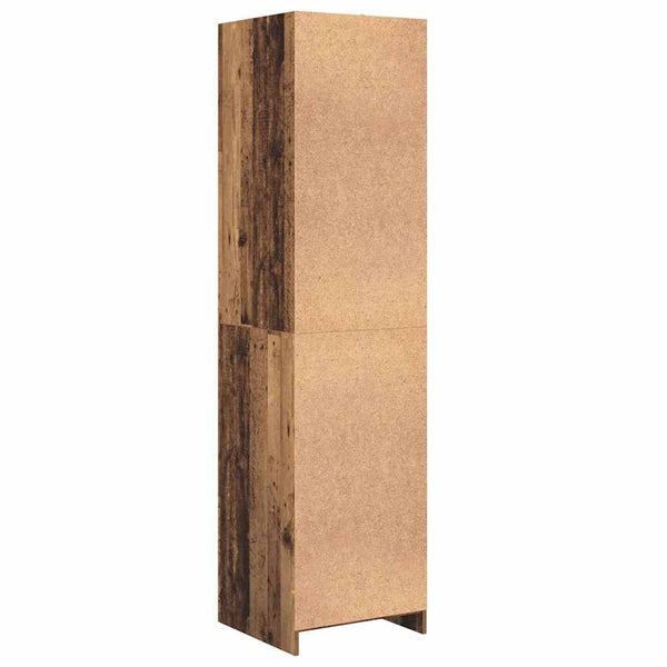 Kleiderschrank Altholz mit Regal 50x50x200cm